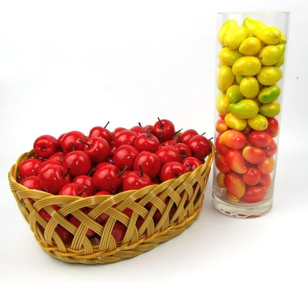20Pcs Yellow Lemon Mini Fake Fruit Decor