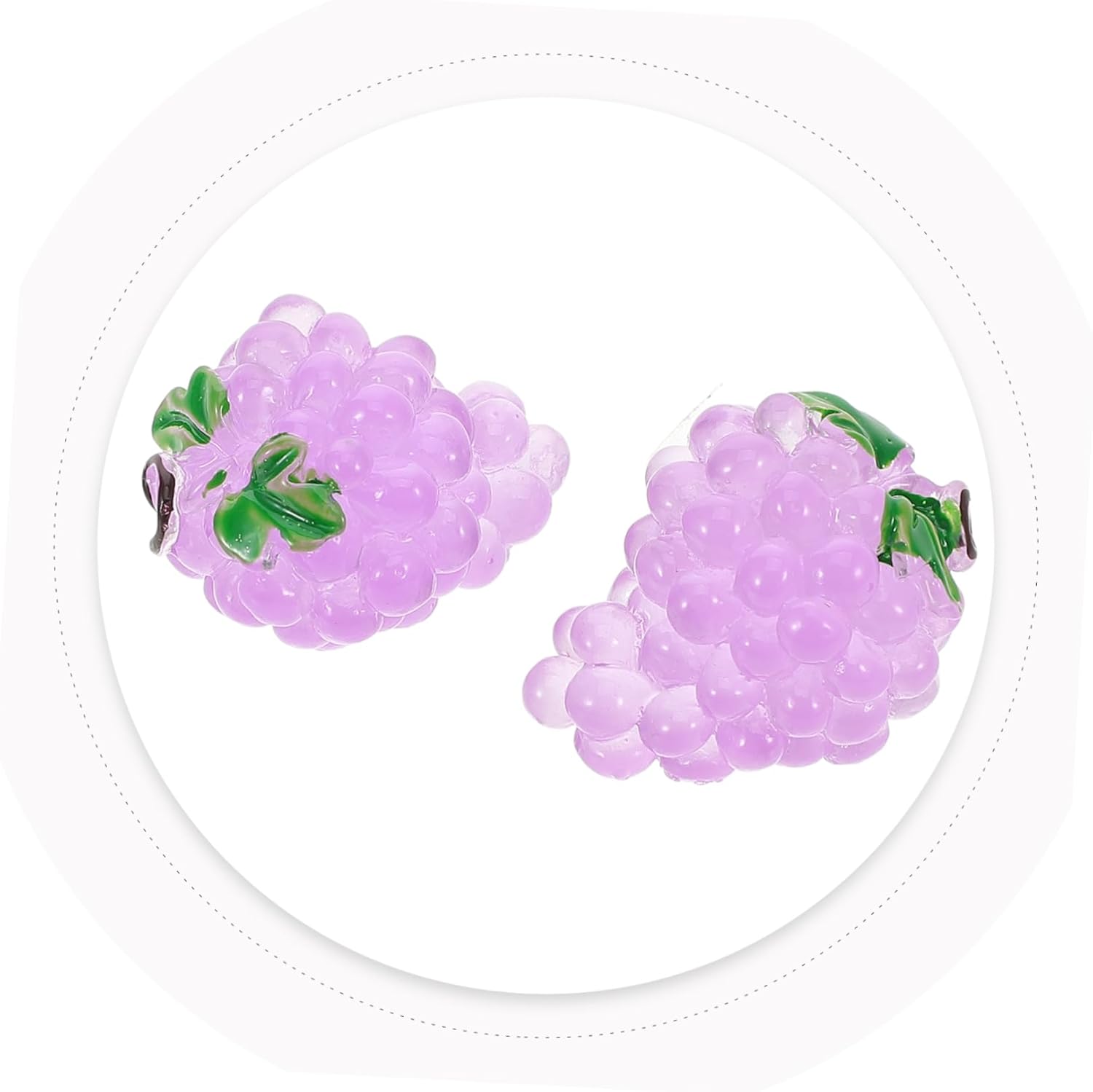 POPETPOP 20PCS Mini Grape Figurines Artificial Decor