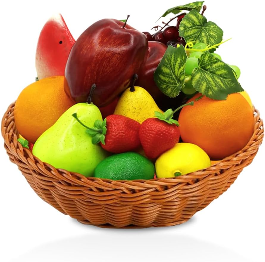 13 Pcs Artificial Fruit Set Plastic Foam Fruits Decor