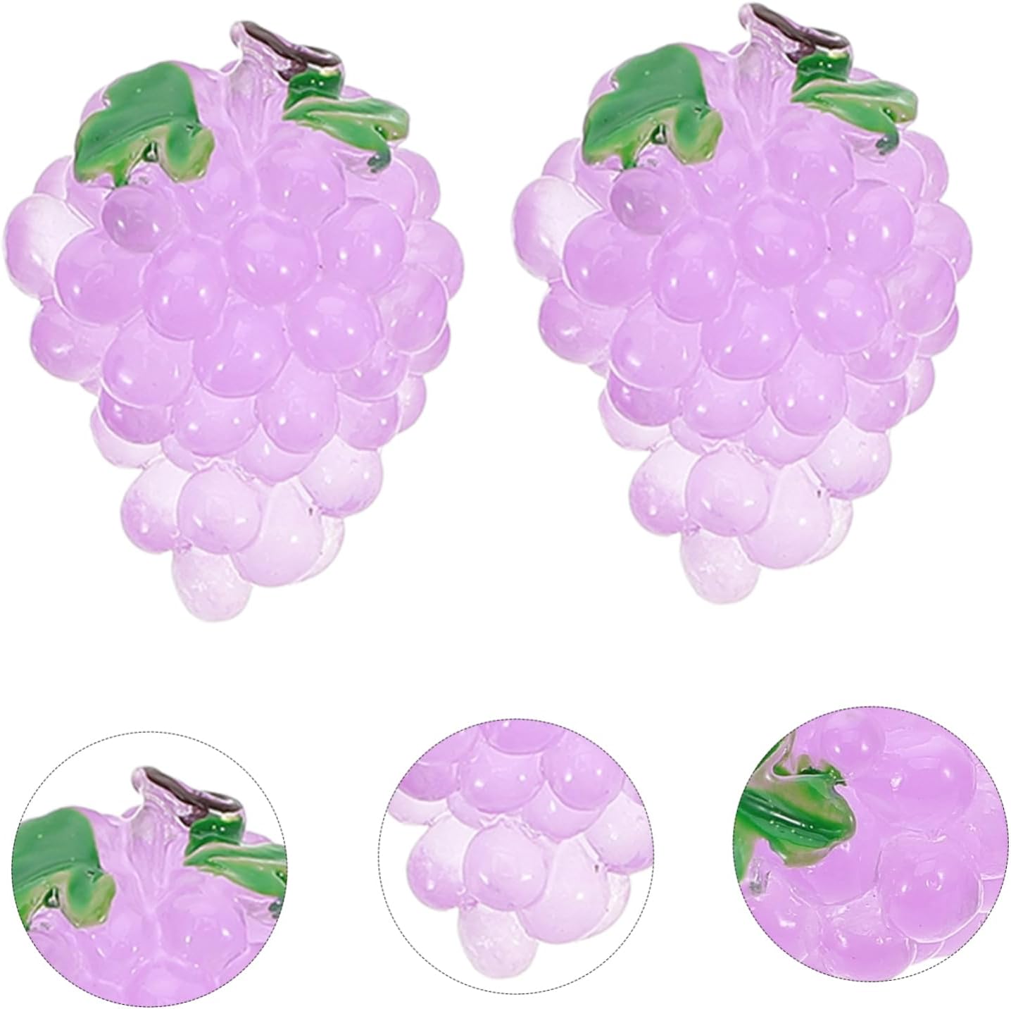 POPETPOP 20PCS Mini Grape Figurines Artificial Decor