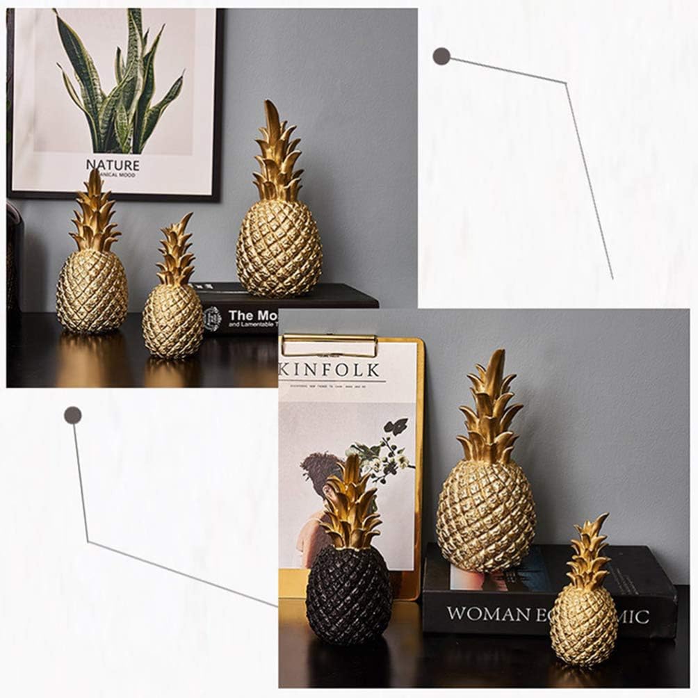 Yardwe Resin Pineapple Decor Figurine Party Display