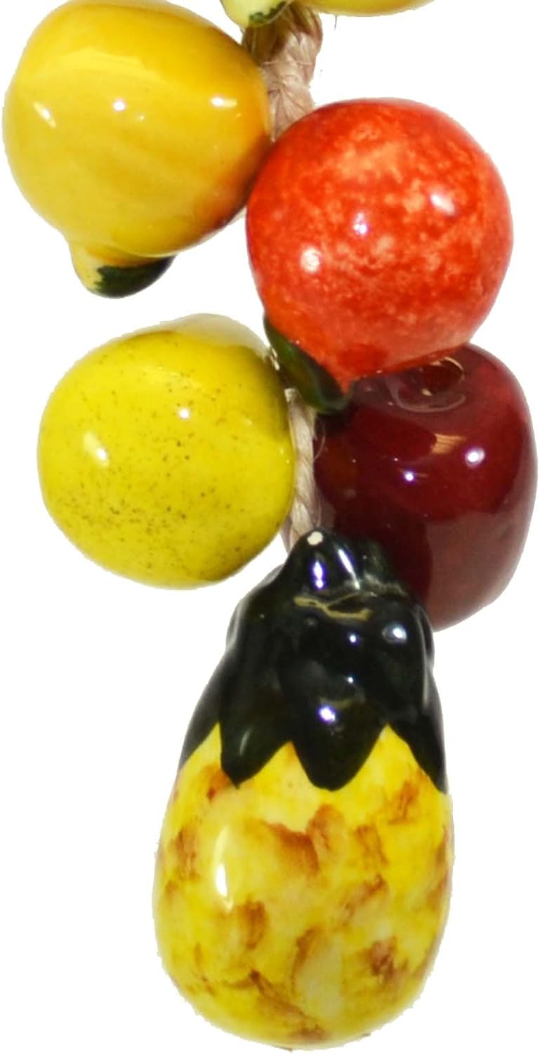 Laredo Small Ceramic Fruit String 165 Inch 11 Fruits