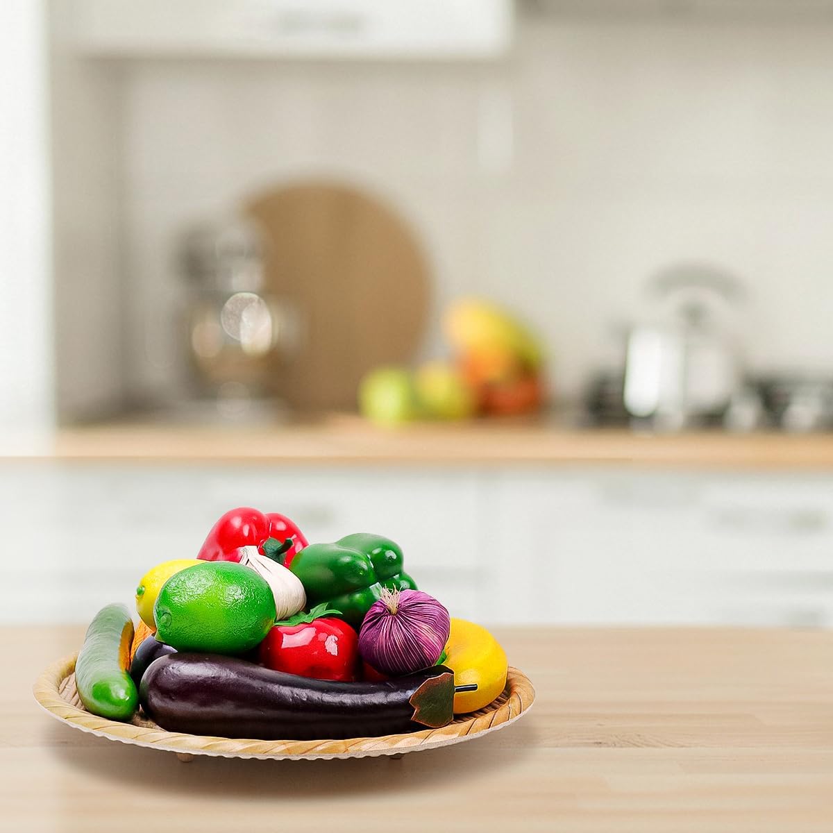 16 Pcs Realistic Plastic Fake Vegetables and Fruit Set