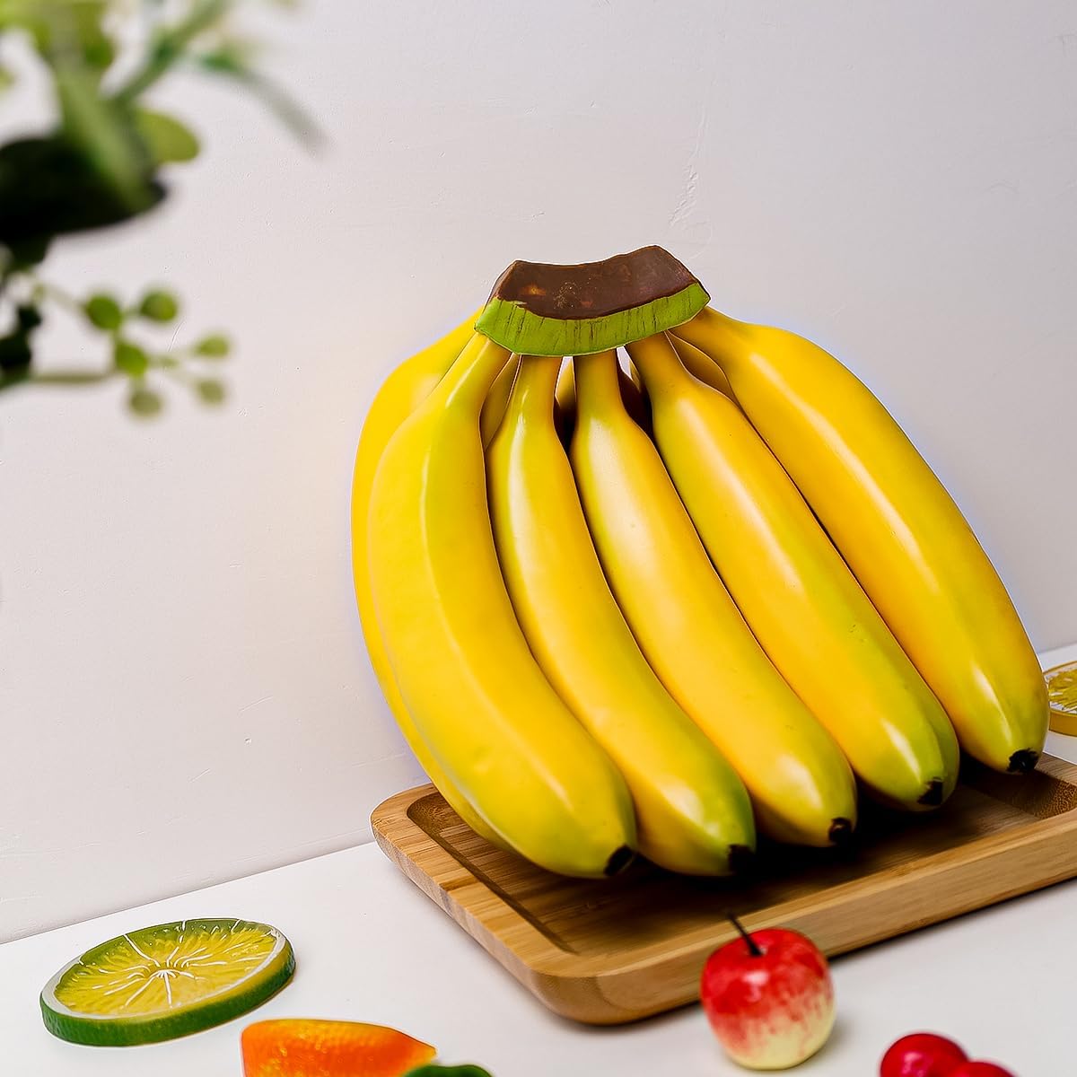 Folmywy 9-Head Banana Artificial Fruit Decor