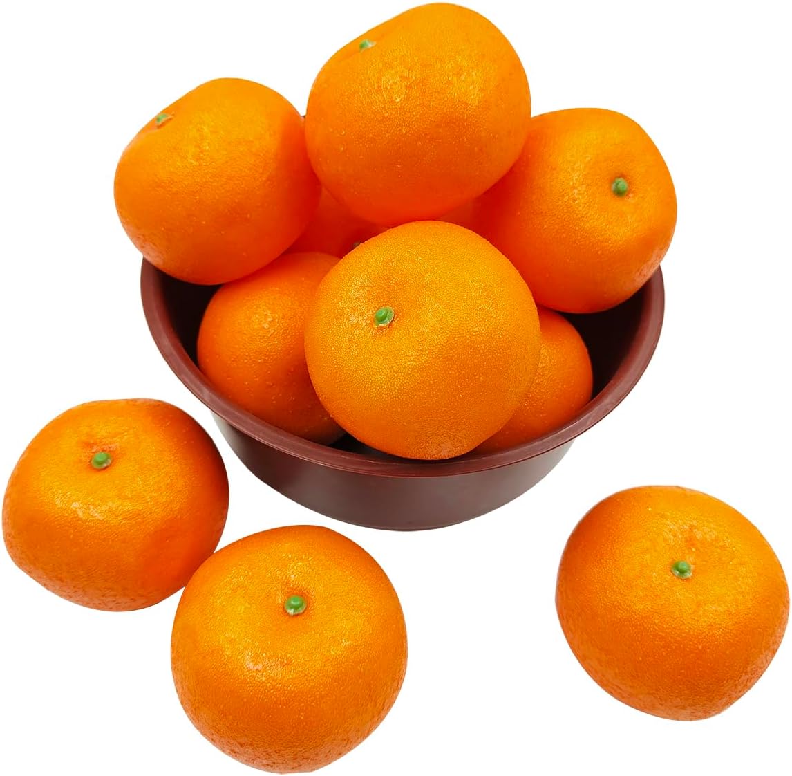 DaKuan 12 Pcs Artificial Oranges Decorative