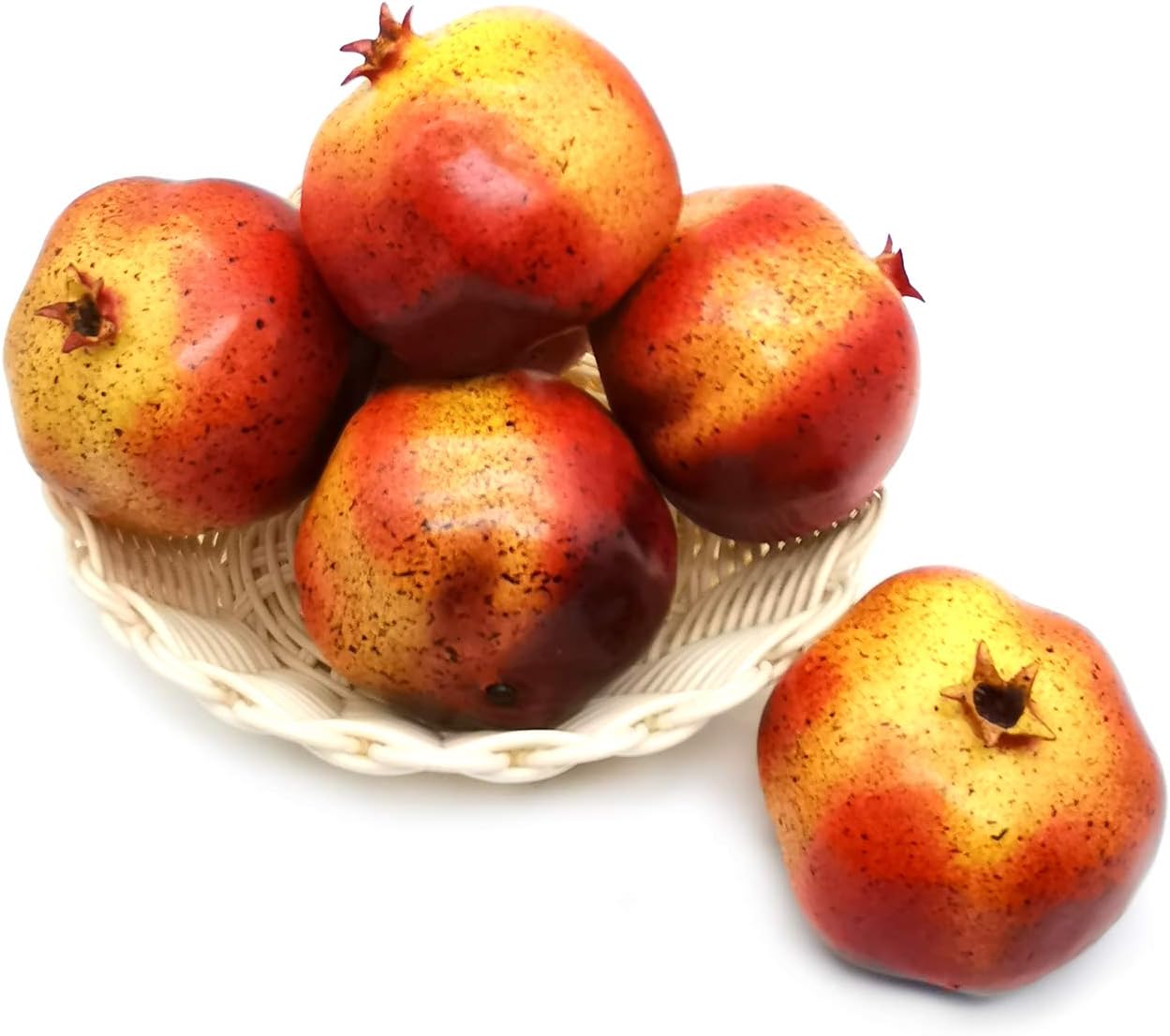 6pcs Artificial Pomegranates for Home Decor and Display