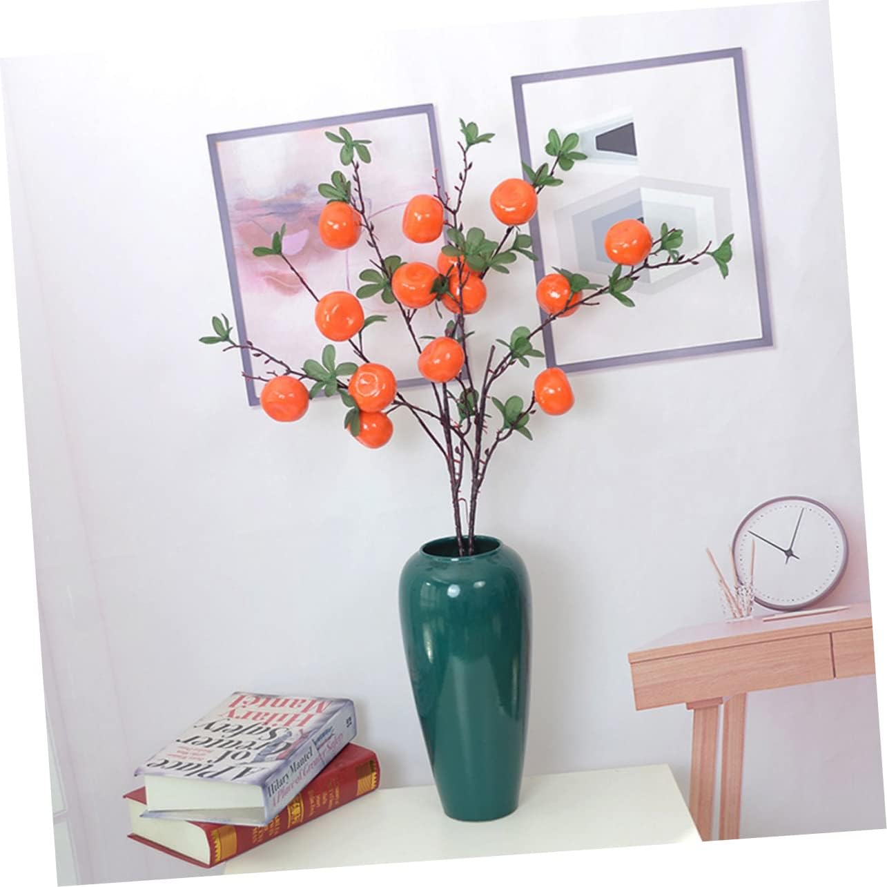 Zerodeko Realistic Artificial Orange Branch Decor