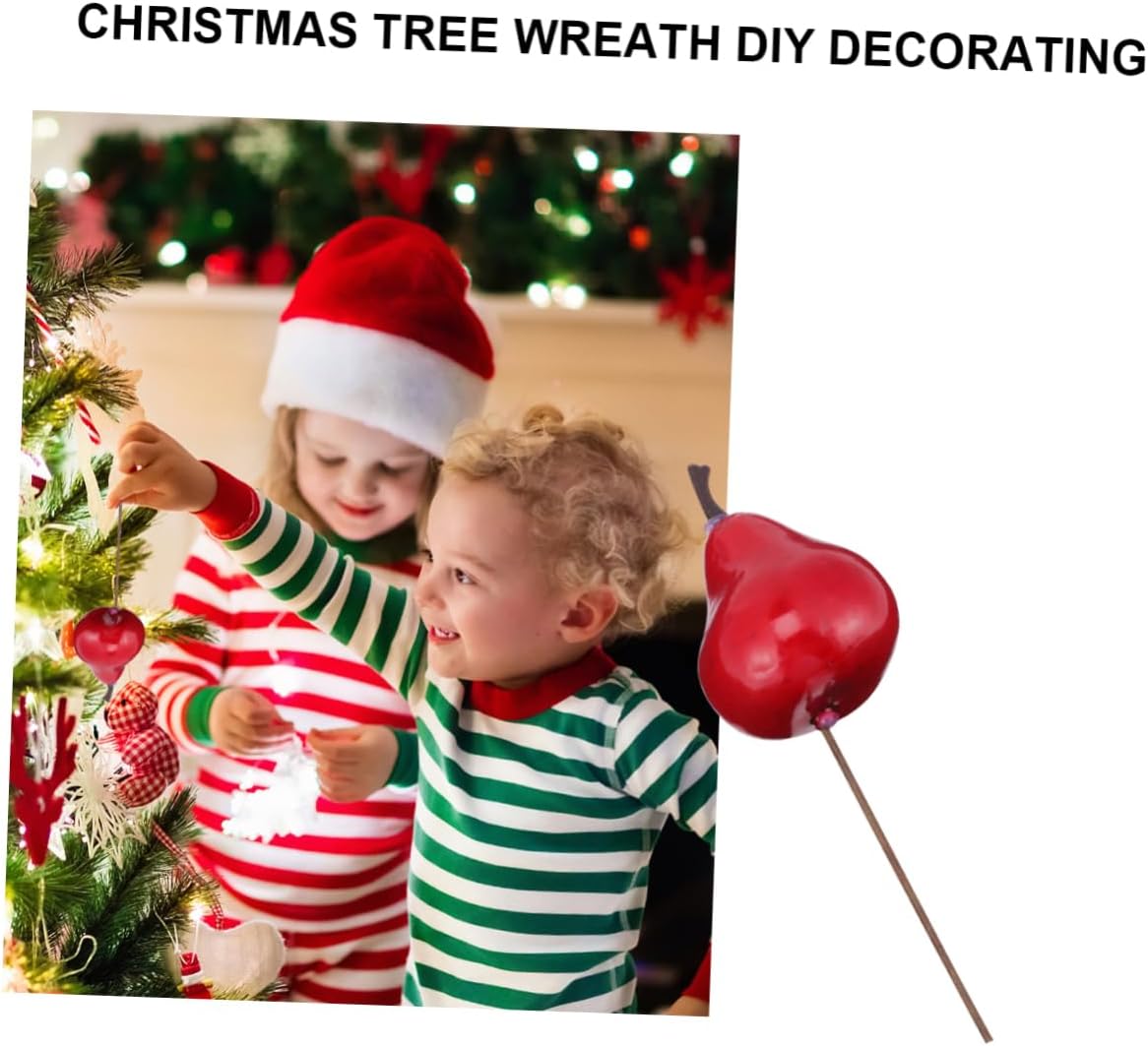 Zerodeko 12Pcs Artificial Pear Christmas Decor