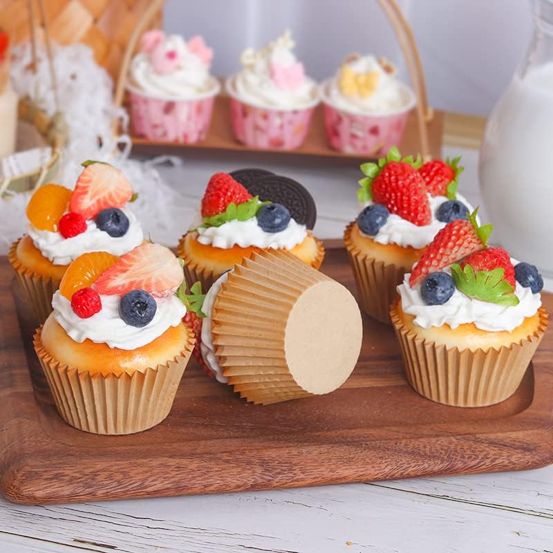 6PCS Artificial Cake Simulation Realistic Cupcake Display Prop