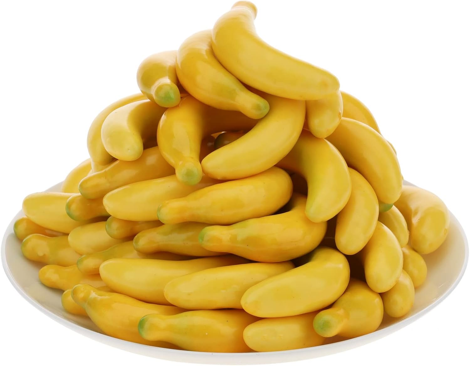 Gresorth 40pcs Mini Artificial Yellow Banana Decoration