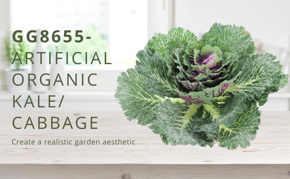 Admired By Nature Artificial Cabbage Set