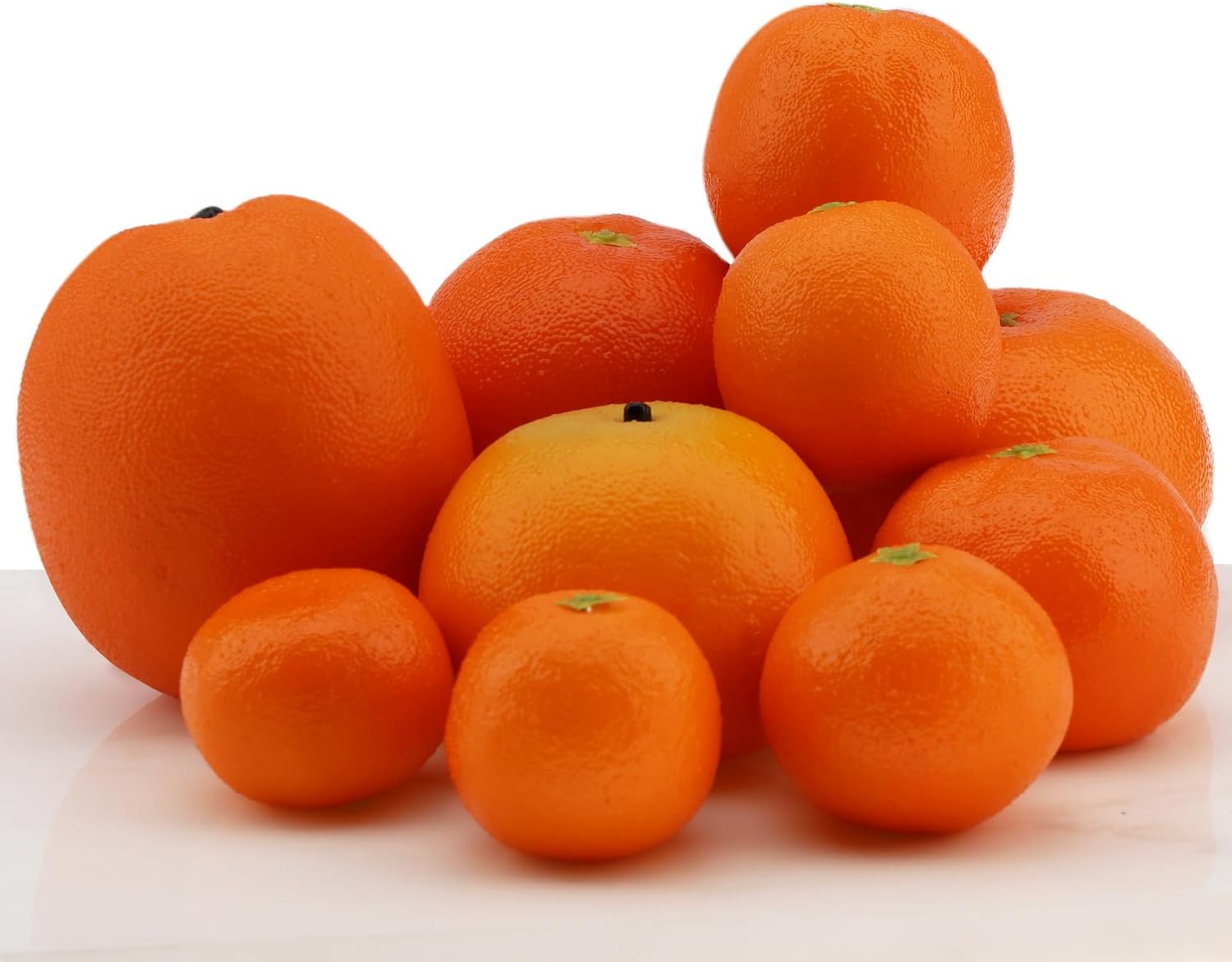 Woration Realistic Artificial Orange Set 10 Pcs