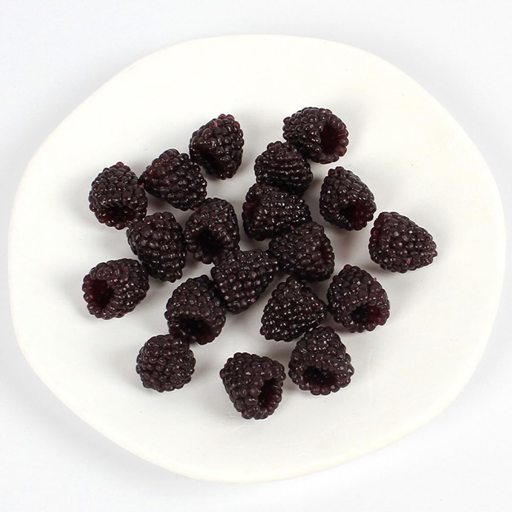 Alasum Artificial Raspberry 16PCS Lifelike Plant Decor Photography Props