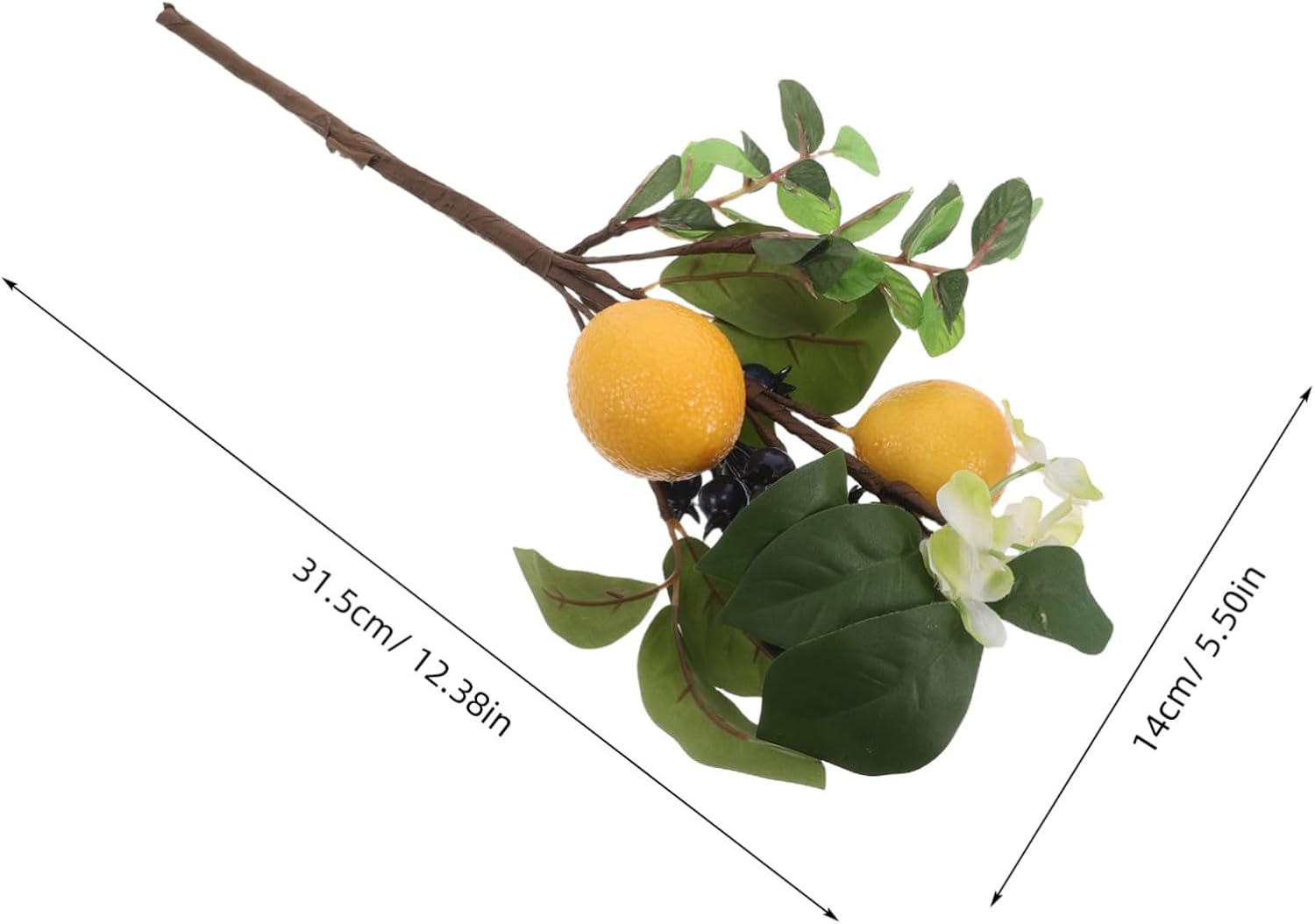 VINTORKY Lemon Blueberry Artificial Fruit Bouquet