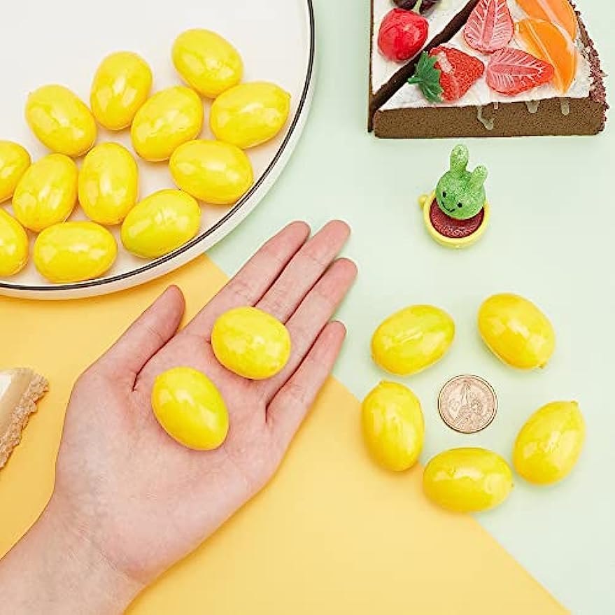 20Pcs Mini Artificial Lemon Decor for Home Party Photography