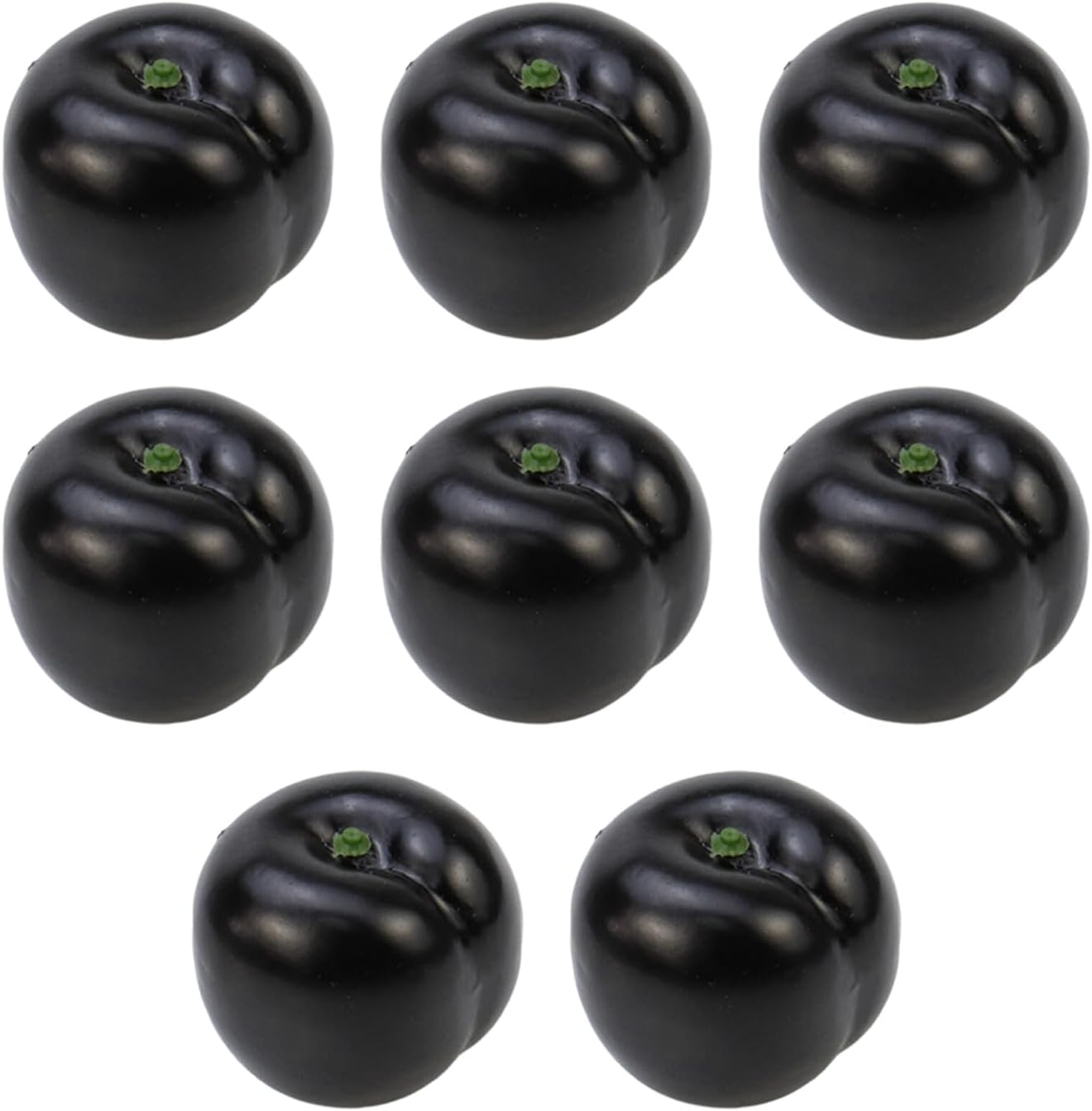 HEVSTIL 8PCS Artificial Black Brin Plum Decor