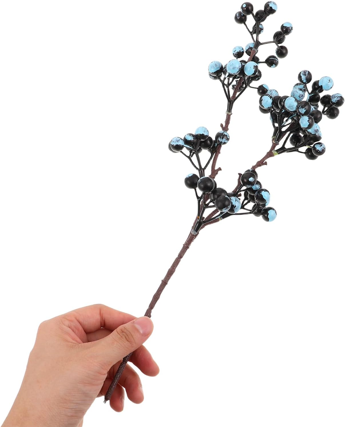 SHINEOFI 2pcs Faux Blueberry Branches Decor