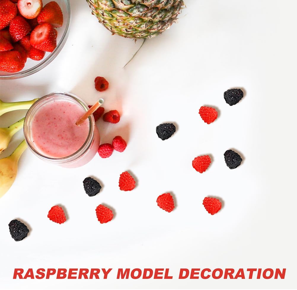 LUOZZY Artificial Raspberries Kitchen Decoration Props