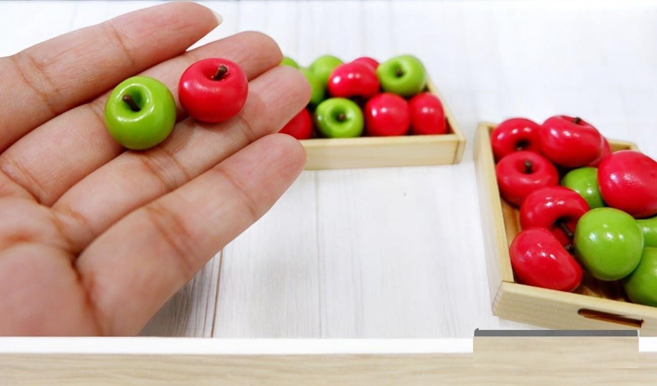 1shopforyou 20 Pcs Mini Artificial Apple Decor