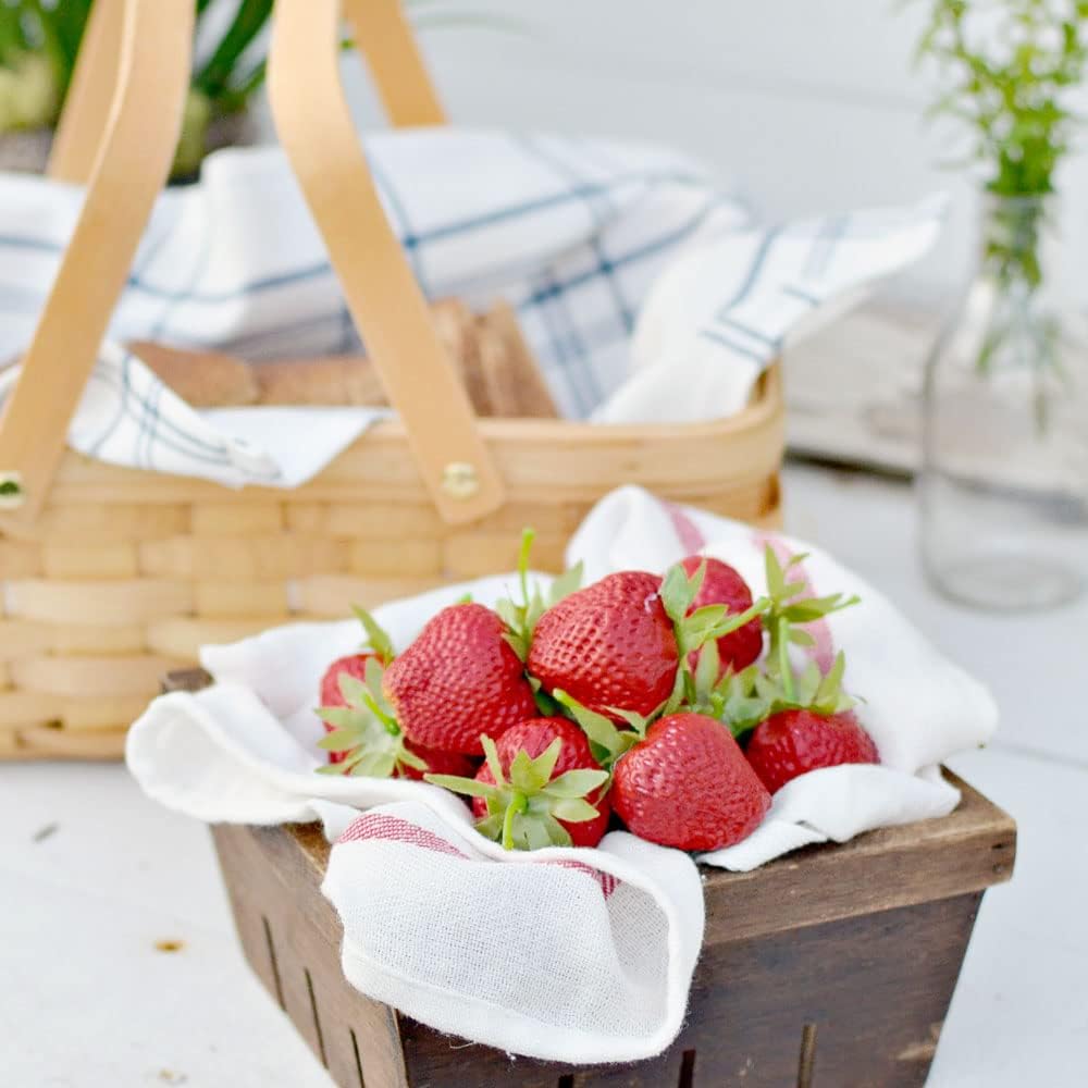 Realistic Fake Red Strawberries Pack of 48