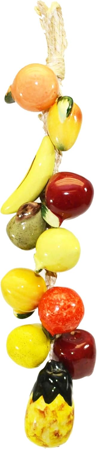 Laredo Small Ceramic Fruit String 165 Inch 11 Fruits
