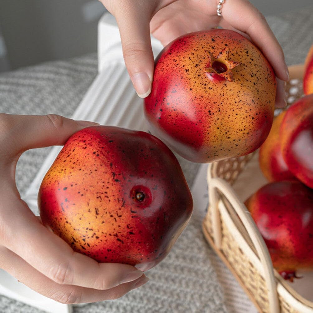 Kichvoe Realistic Weighted Pomegranate Decor
