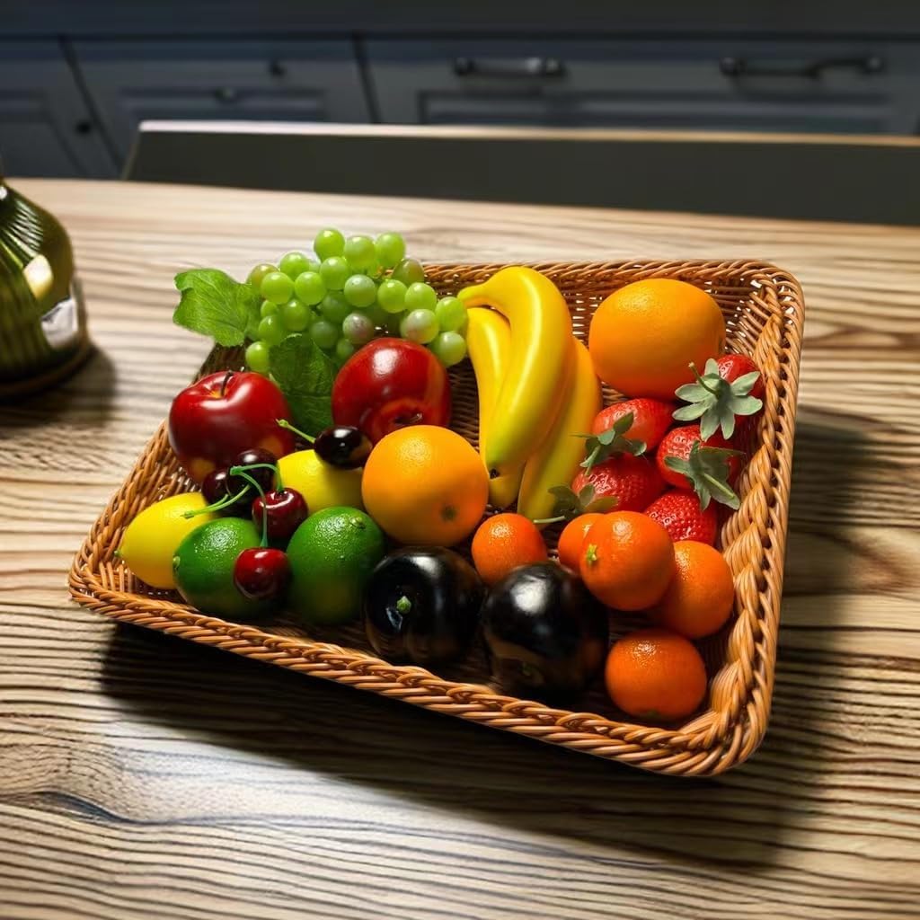 27PCS Realistic Artificial Fruit Decor Set