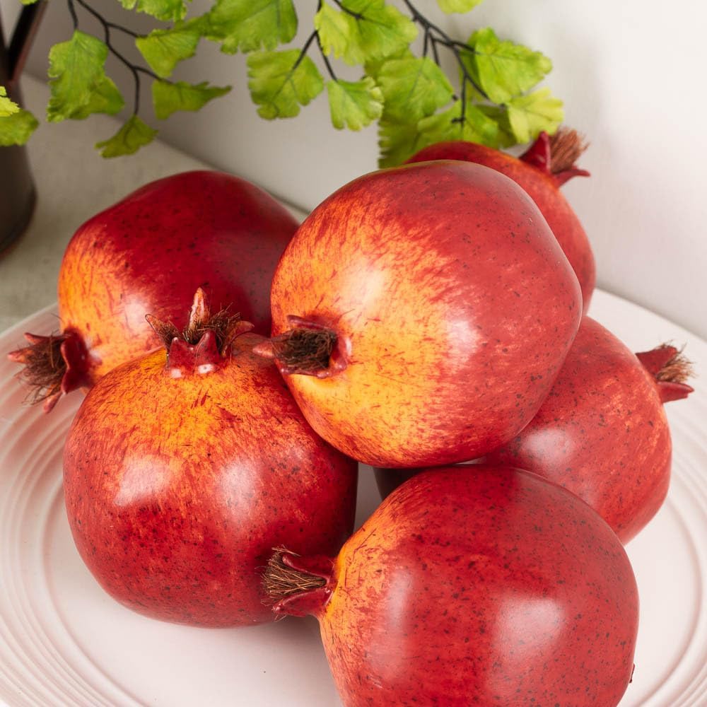 Factory Direct Craft Artificial Pomegranate Set of 6