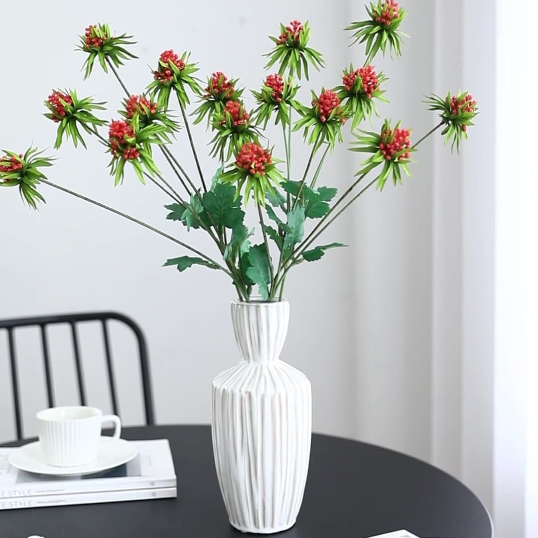 3PCS Artificial Eryngium Foam Fruit for Home Decor