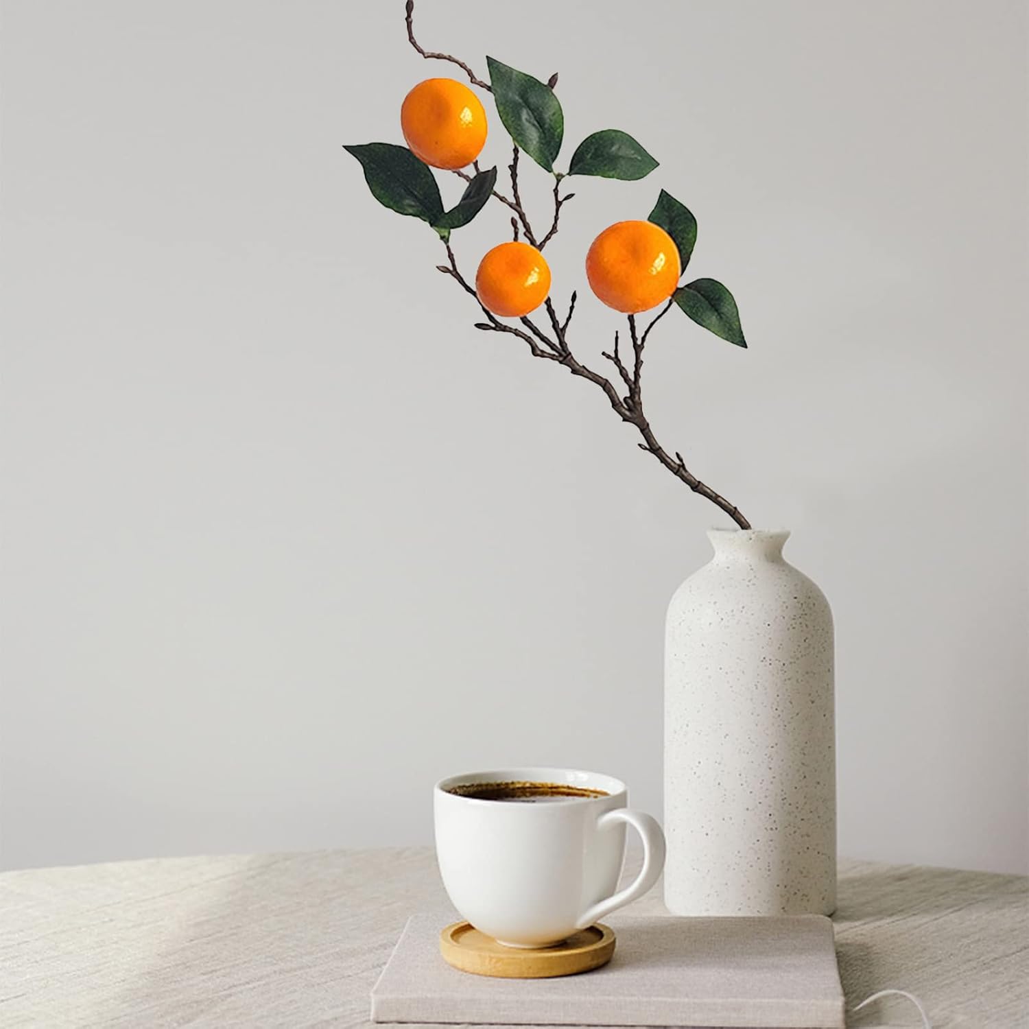 Wnvivi 10Pcs Artificial Lemon Branches for Home Decor