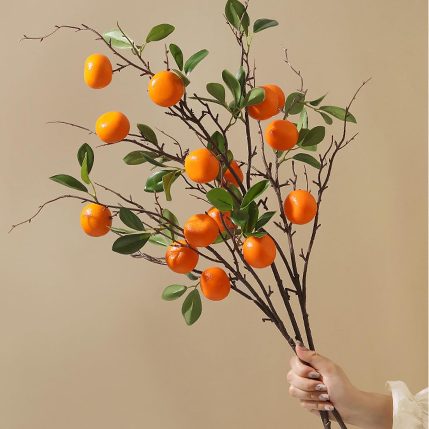 Wnvivi 10Pcs Artificial Lemon Branches for Home Decor