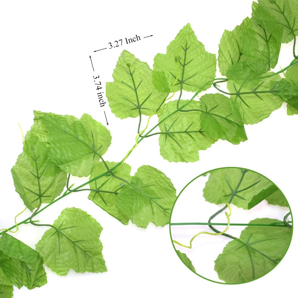 HUIANER Artificial Grape Vines 3 Bunches Lifelike Wall Decoration