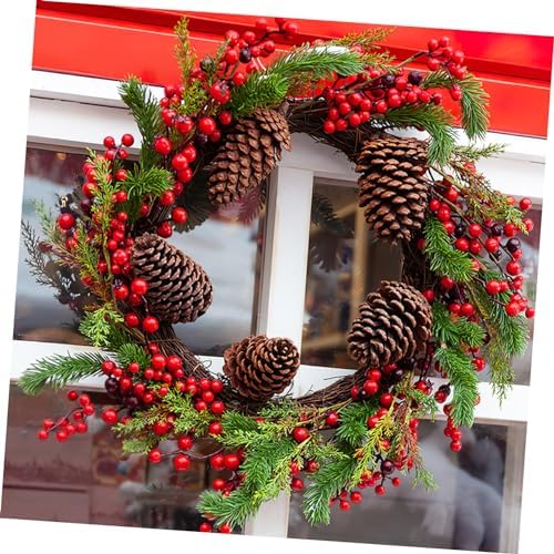 8PCS Artificial Red Berry Branches for Christmas Decor