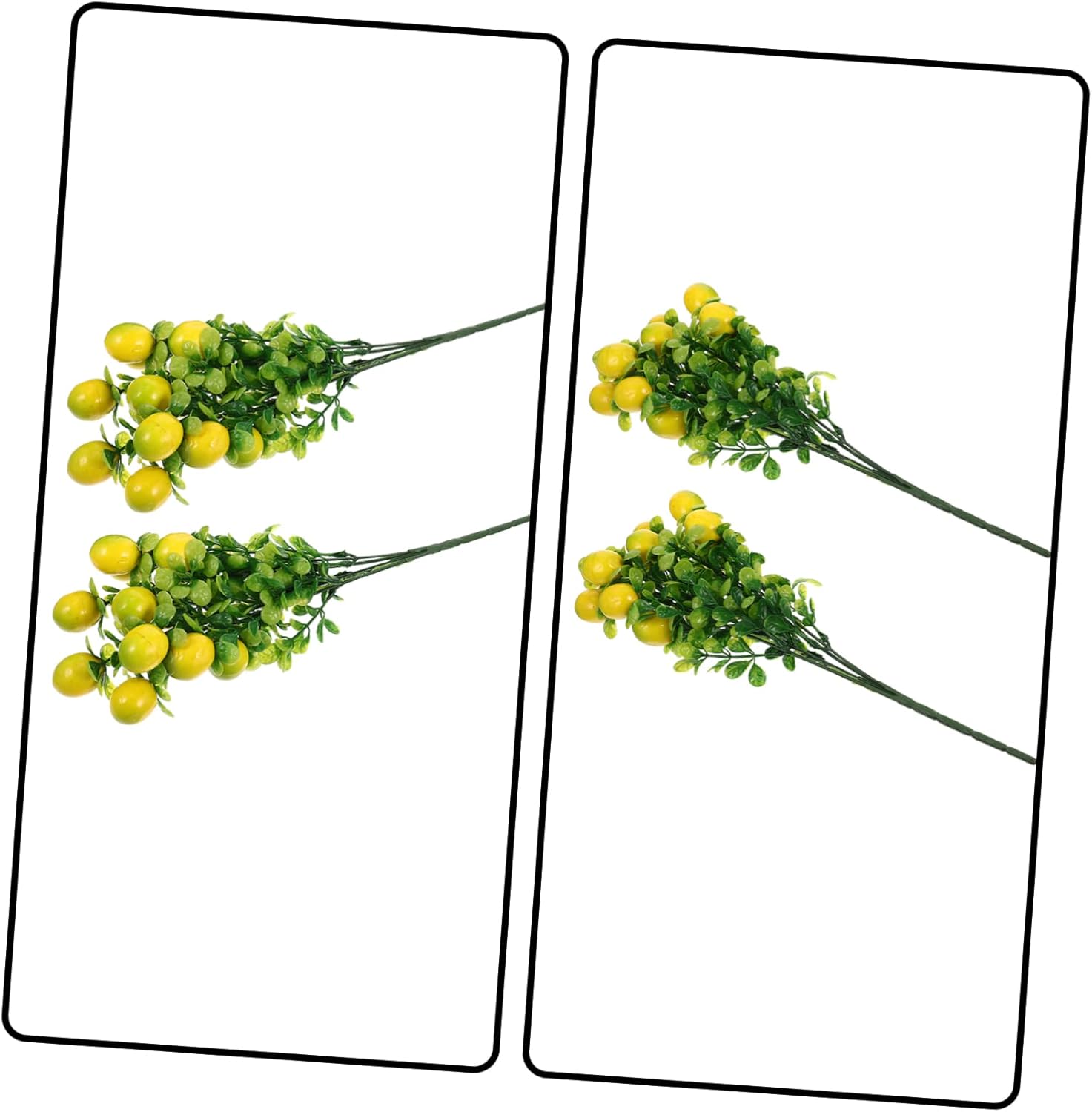 Zerodeko 2pcs Artificial Fruit Branches for Home Decor