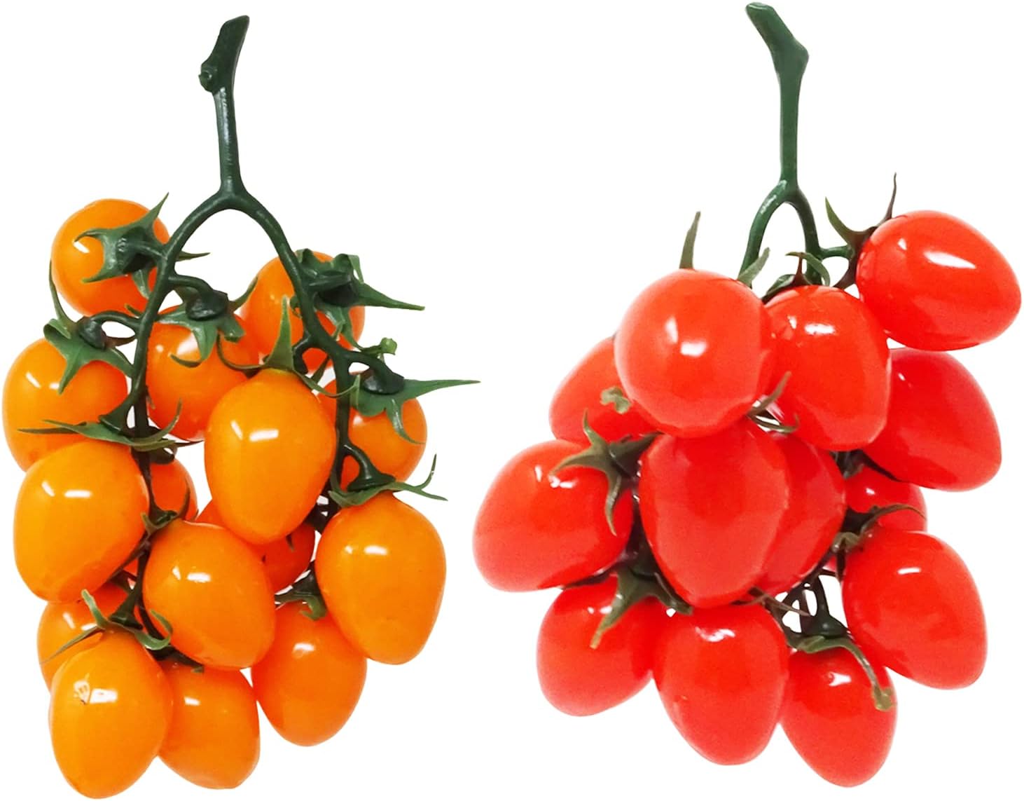 Yueton 2 Strings Artificial Cherry Tomatoes Realistic Decoration