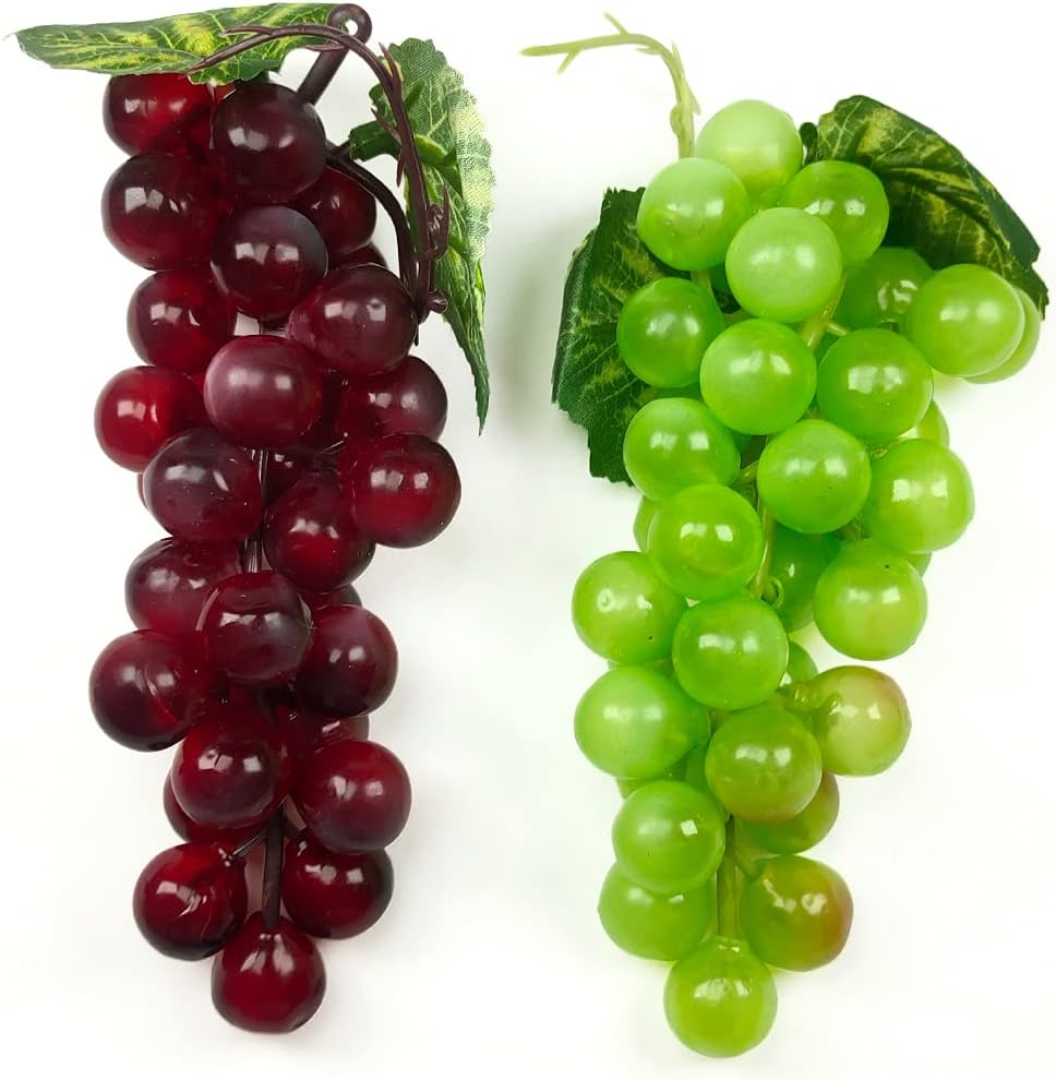 Laiiqi Artificial Fake Fruit 8 Pcs Centerpieces Decor Set