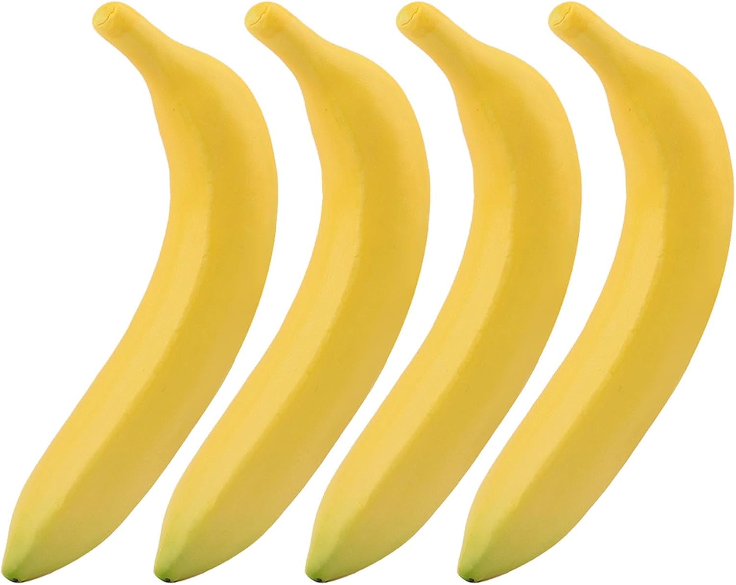 EKDJKK Realistic Artificial Banana Decor 4PC