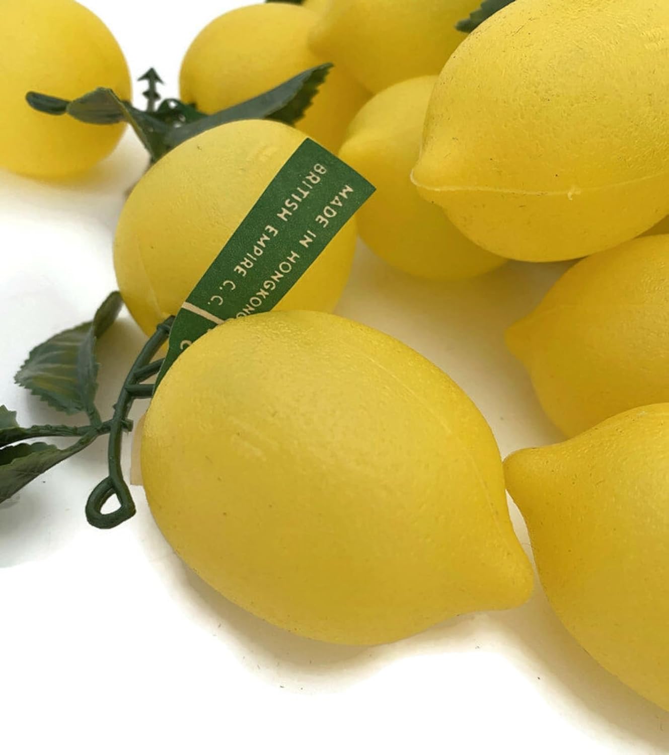 Bright Yellow Artificial Lemons for Party Decor