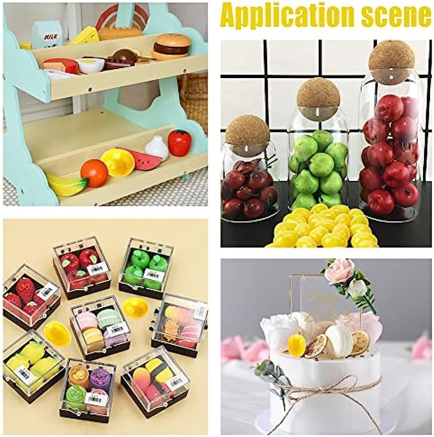 20Pcs Mini Artificial Lemon Decor for Home Party Photography
