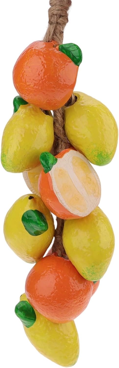 Woration Ceramic Fruit Hanging Decor String
