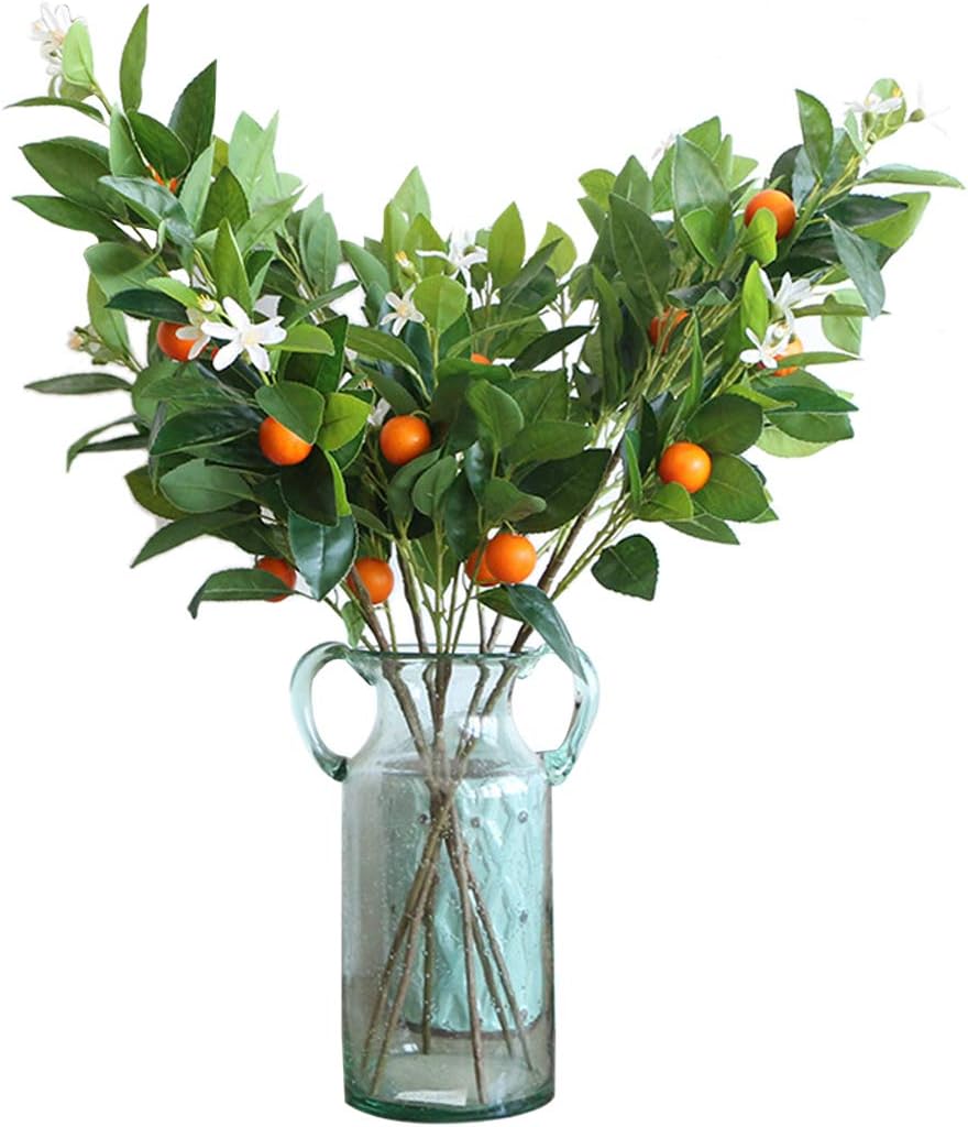 Miguor Artificial Fruit Branch Decoration for Office Desk