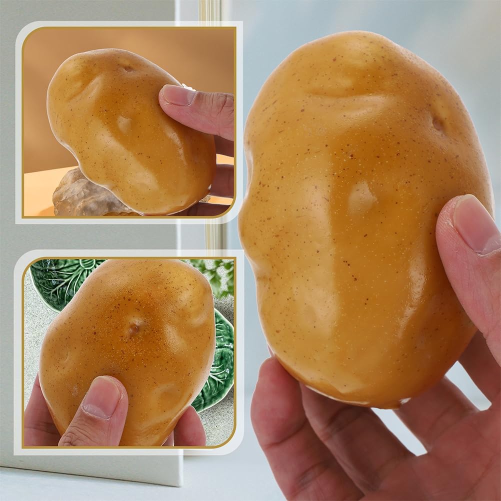Operitacx 12 Pcs Realistic Potato Decor Props