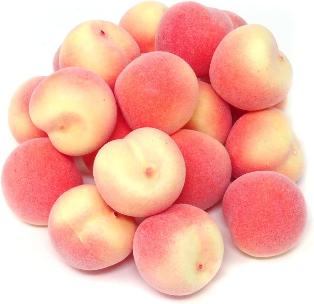 Yueton 20PCS Mini Artificial Peach Decorations