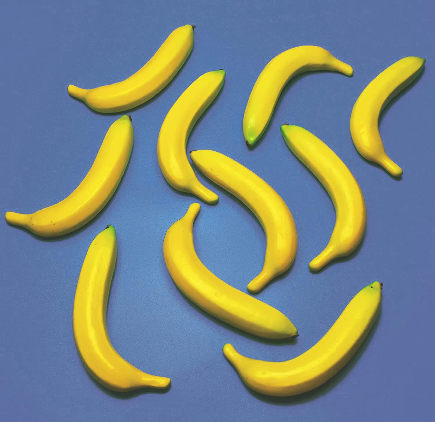 SAMYO Artificial Yellow Bananas 6pcs Lifelike Decoration