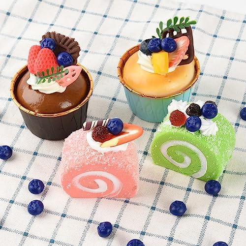Realistic Artificial Mini Blueberries 100 Pcs