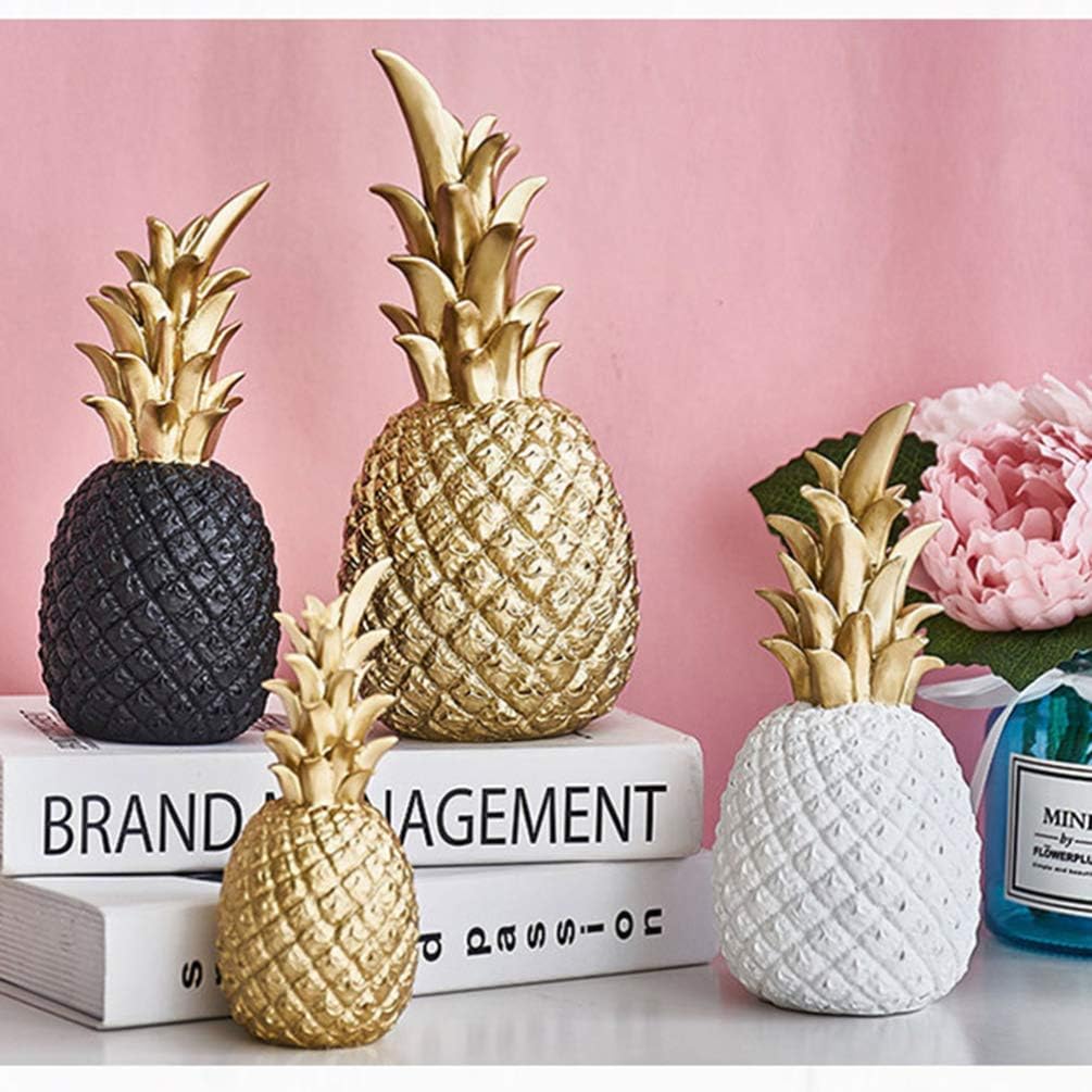 Yardwe Resin Pineapple Decor Figurine Party Display