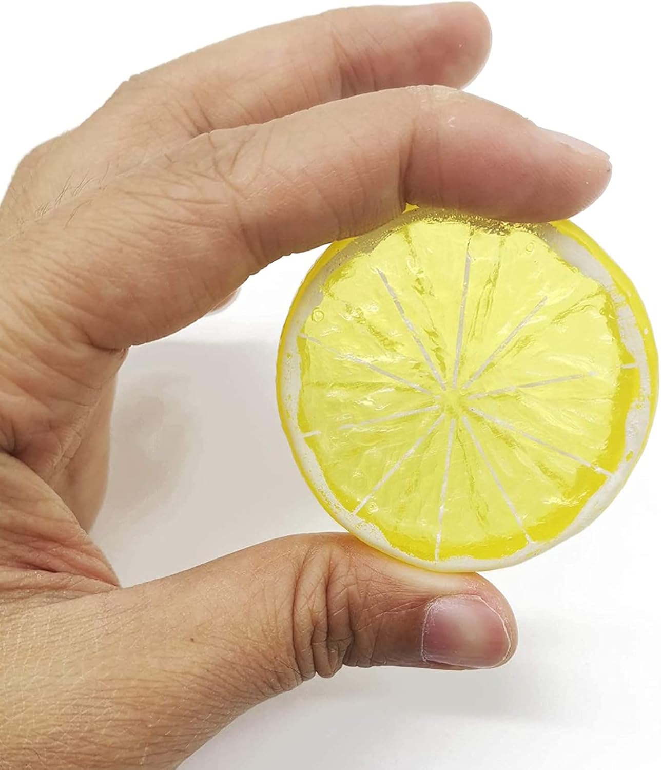 RONYOUNG 40PCS Artificial Lemon Slices Decorative