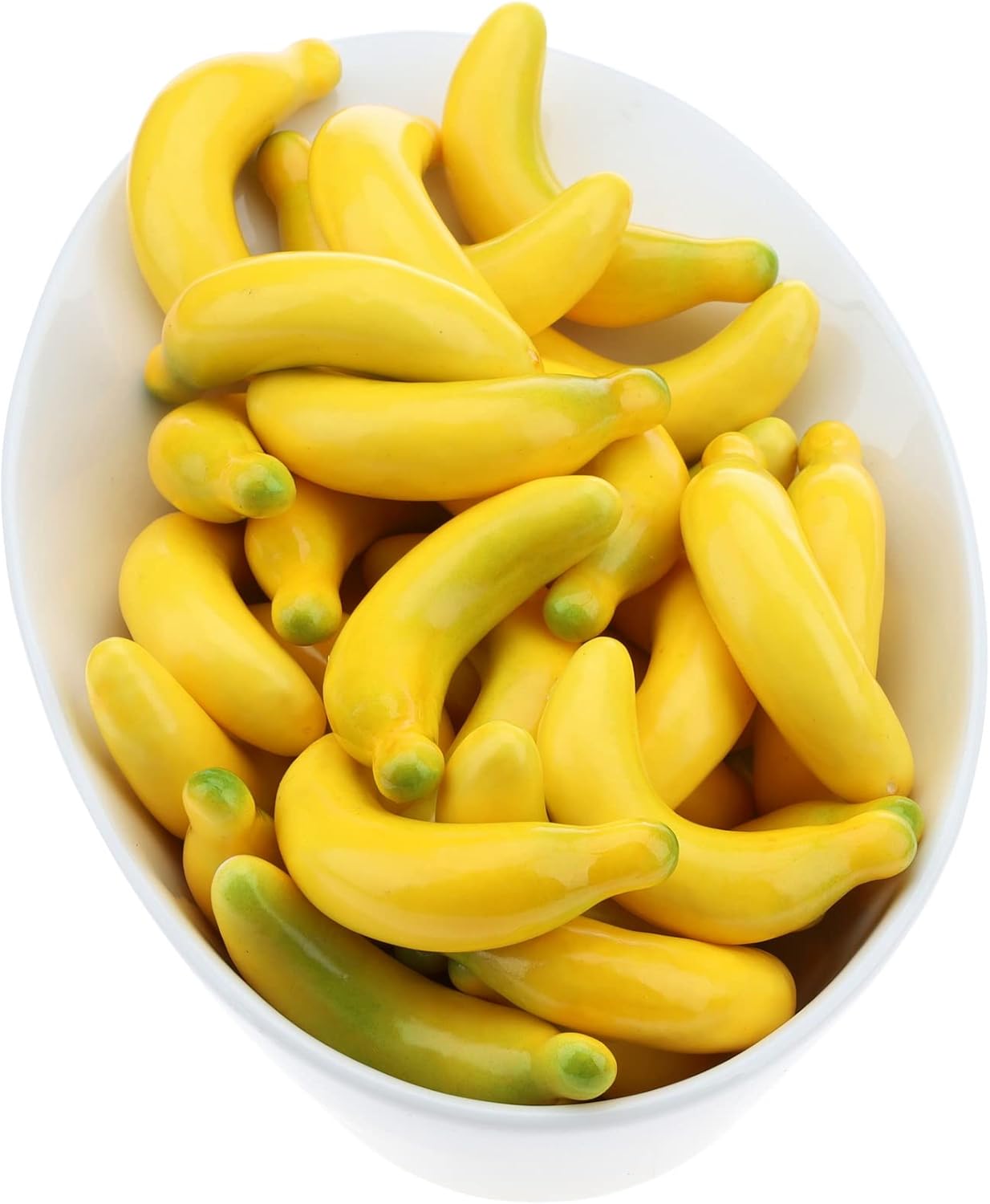 Gresorth 40pcs Mini Artificial Yellow Banana Decoration