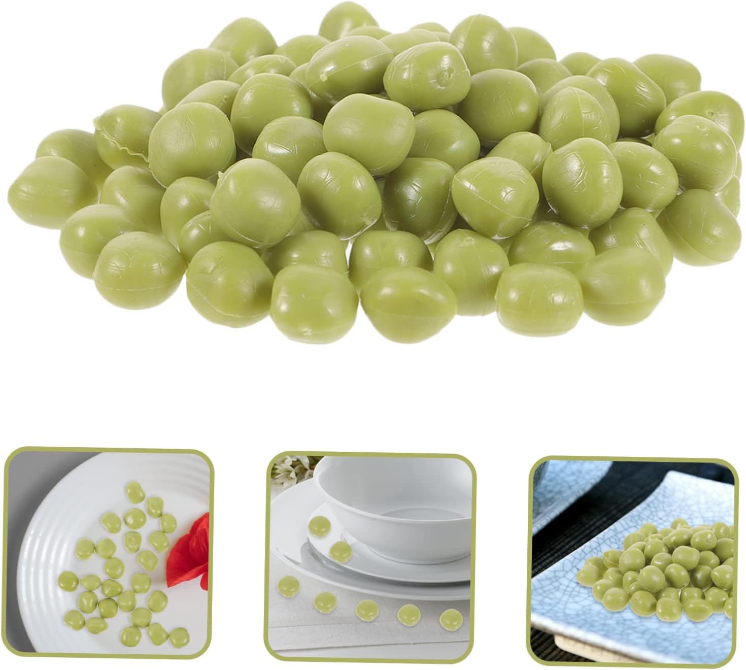 100pcs Artificial Soybean Decor for Home and Garden