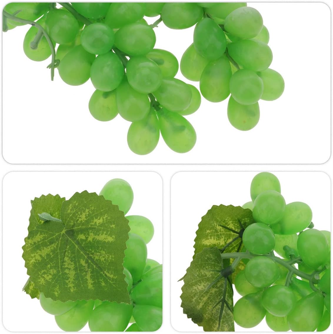 Woration 4 Bunches Artificial Grape Fruit Decor